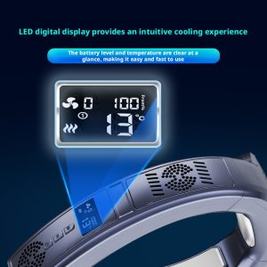 Professional LY02 3-Cooling Zone Neck Fan Factory, Custom 6000mAh Semiconductor Neck Cooler Supplier for Brands, Sellers & Wholesalers - 图片 6