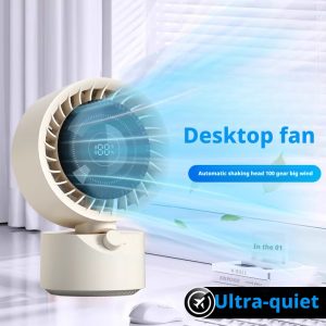 Professional HX-F309 Natural Wind Desk Fan Factory, Custom 18650 Battery Operated Table Fan Supplier for Brands, Sellers & Wholesalers - 图片 7