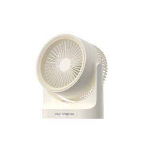 HX-F316 Portable Rechargeable Table Fan with LED Light, 2000mAh Desktop Cooling Fan - 图片 3