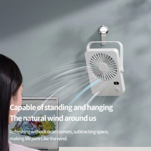 180 Ultra-Thin Desktop Fan Manufacturer, 1200mAh Rechargeable Portable Cooler - 图片 6