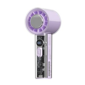 HX-F331C 3000mAh 3-Phase Motor Handheld Turbo Fan, Refrigeration Tech High Speed "Small Wind Cannon" Cooler, OEM ODM Factory - 图片 7