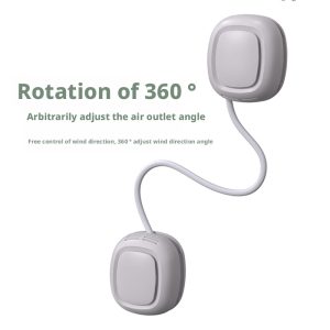 HX-952 Battery-Powered Cartoon Neck Fan Manufacturer, 2000mAh Portable Wearable Neck Cooler Factory for Global B2B Clients - 图片 4