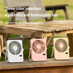 180 Ultra-Thin Desktop Fan Manufacturer, 1200mAh Rechargeable Portable Cooler - 图片 7