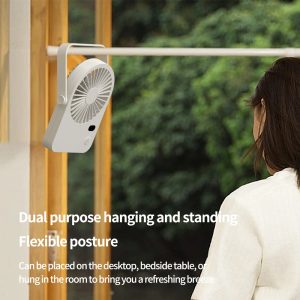 181 Portable Desktop Fan with Stand & Handle Manufacturer, 1200mAh Rechargeable Cooler - 图片 7