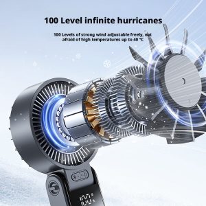 OEM S12 Foldable Handheld Fan for Hotel & Outdoor Projects, 3600mAh Portable Cooler - 图片 8