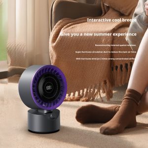 Professional HX-F309 Natural Wind Desk Fan Factory, Custom 18650 Battery Operated Table Fan Supplier for Brands, Sellers & Wholesalers - 图片 5