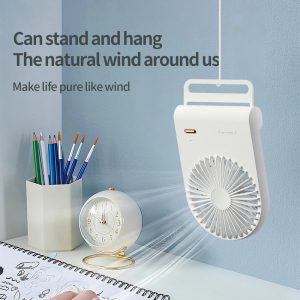 125 Wide-Angle Airflow Rechargeable Fan, 1200mAh Portable Desktop Cooler Manufacturer - 图片 8