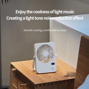 180 Ultra-Thin Desktop Fan Manufacturer, 1200mAh Rechargeable Portable Cooler - 图片 8