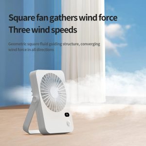 180 Ultra-Thin Desktop Fan Manufacturer, 1200mAh Rechargeable Portable Cooler - 图片 9