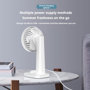 Custom Model 801 Handheld Fan ODM Manufacturer, Private Label 1200mAh Portable Cooler for Global Brands - 图片 3