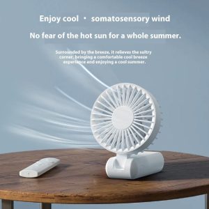 Wholesale Model 174 Pocket Cooling Fan, 1200mAh Rechargeable Mini Fan, Custom Color SKU & Bulk Order Supported - 图片 3