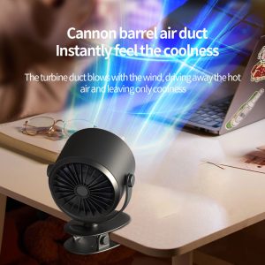 315C 1800mAh Battery Operated Smart Fan, Auto-Shutoff Desktop Air Cooler - 图片 3