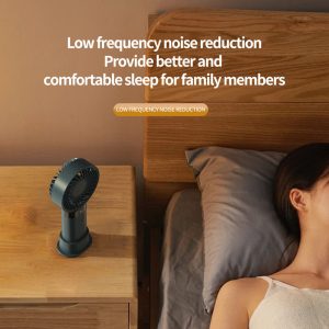 175 Smart Digital Display Handheld Turbo Fan, 1200mAh Long Lasting Portable Cooler, Summer Essential with 3 Color Options - 图片 4