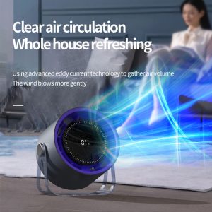 315B Quiet Rechargeable Fan, 1800mAh Wall-Mounted Desktop Cooler for Home & Camping - 图片 4