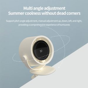 315C 1800mAh Battery Operated Smart Fan, Auto-Shutoff Desktop Air Cooler - 图片 4