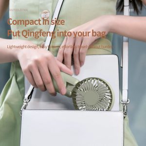 175 Smart Digital Display Handheld Turbo Fan, 1200mAh Long Lasting Portable Cooler, Summer Essential with 3 Color Options - 图片 5