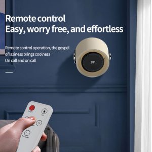 315B Quiet Rechargeable Fan, 1800mAh Wall-Mounted Desktop Cooler for Home & Camping - 图片 5