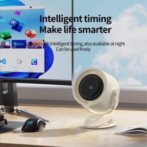 315C 1800mAh Battery Operated Smart Fan, Auto-Shutoff Desktop Air Cooler - 图片 5