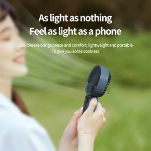 175 Smart Digital Display Handheld Turbo Fan, 1200mAh Long Lasting Portable Cooler, Summer Essential with 3 Color Options - 图片 6