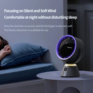 121B Bulk High-Speed Fan Supplier, 4000mAh Desktop Air Circulator for Fast Cooling - 图片 10