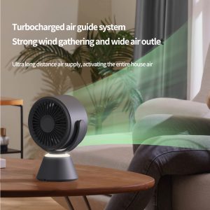 121B Bulk High-Speed Fan Supplier, 4000mAh Desktop Air Circulator for Fast Cooling - 图片 7