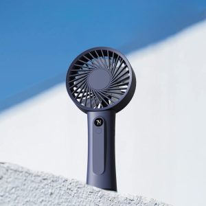 Model 176 Minimalist Handheld Cooling Fan, 1200mAh Rechargeable Portable Fan, Modern Design for Home, Office & Travel