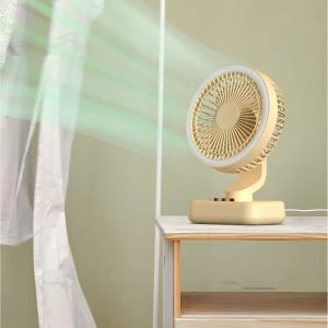 140 Soft Breeze Desktop Fan Manufacturer, 2000mAh Rechargeable Portable Table Cooler - 图片 3