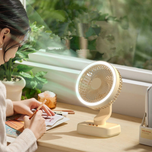 140 Soft Breeze Desktop Fan Manufacturer, 2000mAh Rechargeable Portable Table Cooler - 图片 4
