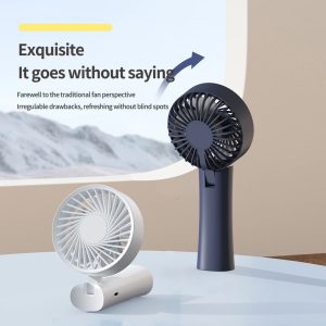 Model 176 Minimalist Handheld Cooling Fan, 1200mAh Rechargeable Portable Fan, Modern Design for Home, Office & Travel - 图片 5