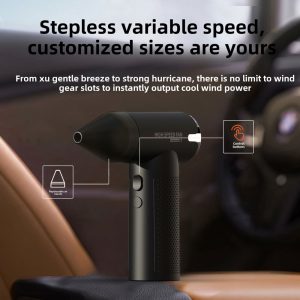 Wholesale HX-132 High Speed Handheld Air Blower, 3300mAh Battery Powered Dust Removal Fan, Custom SKU & Color, China Manufacturer Bulk Supply - 图片 4